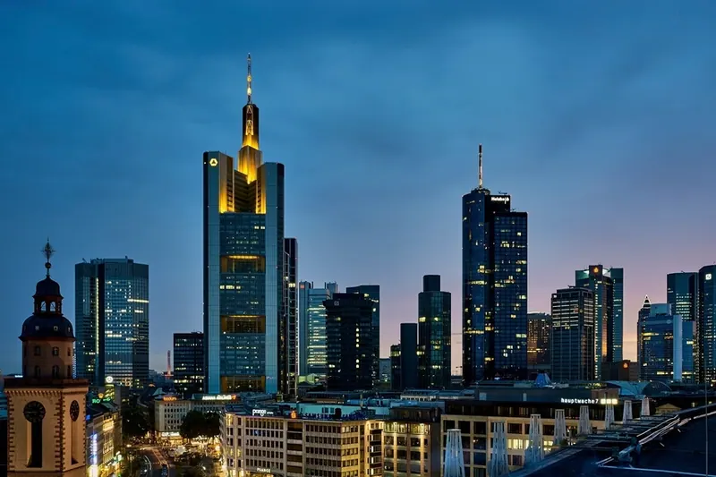 Frankfurter Skyline am Main